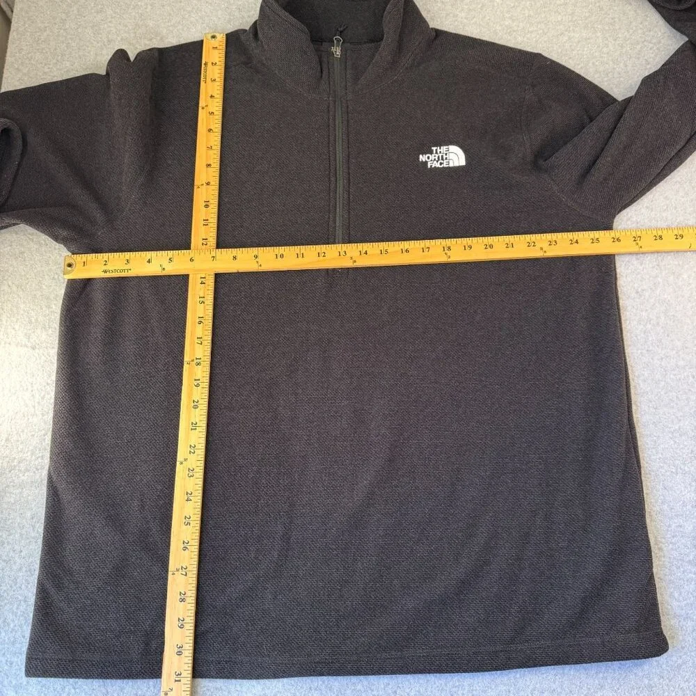 The North Face Mens XXL Black Fleece Pullover‎ 1/4 Zip Warm Casual Outdoor Layer